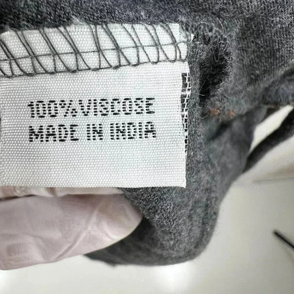 Scully NWT Women Dress S Gray Aztec Tribal Fringe Trim Sheath Long Sleeve Native - Picture 14 of 16